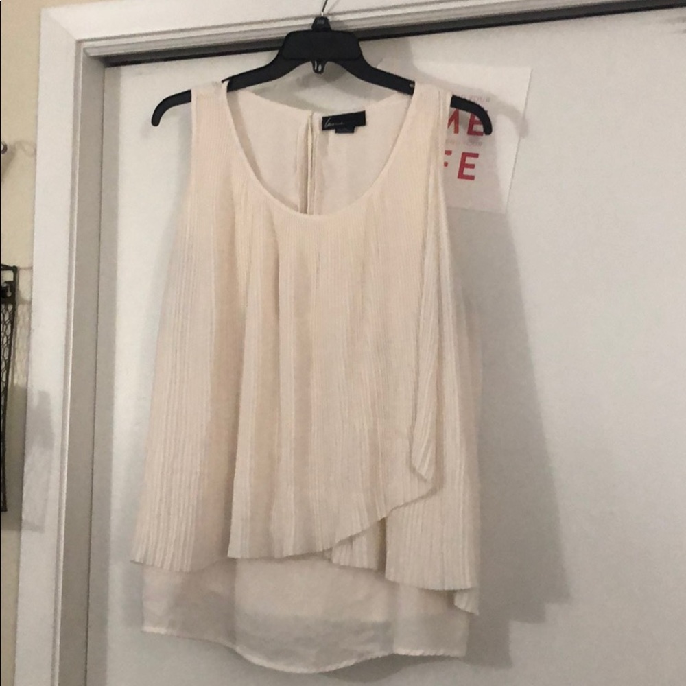 Dressy, flowing off-white top